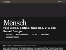 Tablet Screenshot of menschfilms.com